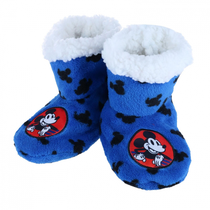 Botosi de casa tip cizma Mickey Mouse albastru [3]