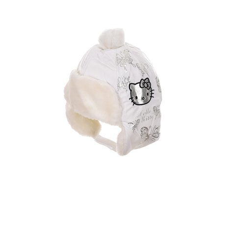 Caciula blana Hello Kitty fluturi cu urechi [2]