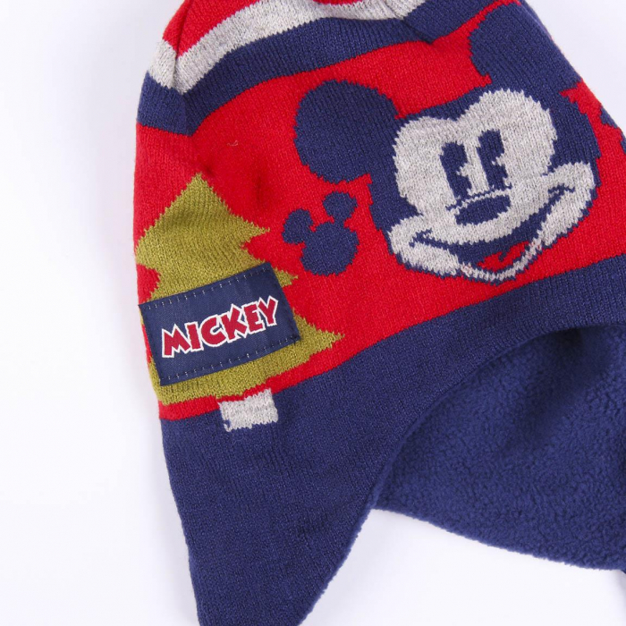 Caciula groasa cu urechi Mickey Mouse Disney 4-8 ani [3]