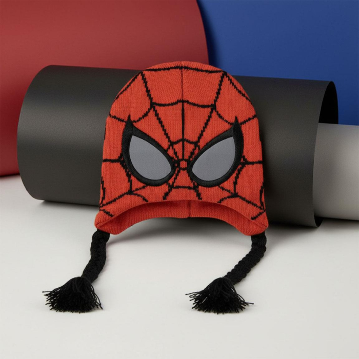 Căciulă tip laponă cu design Spiderman [5]