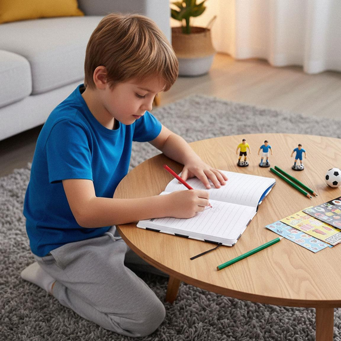 Caiet cartinat cu coperta moale model Real Madrid A5, 15x21 cm [9]