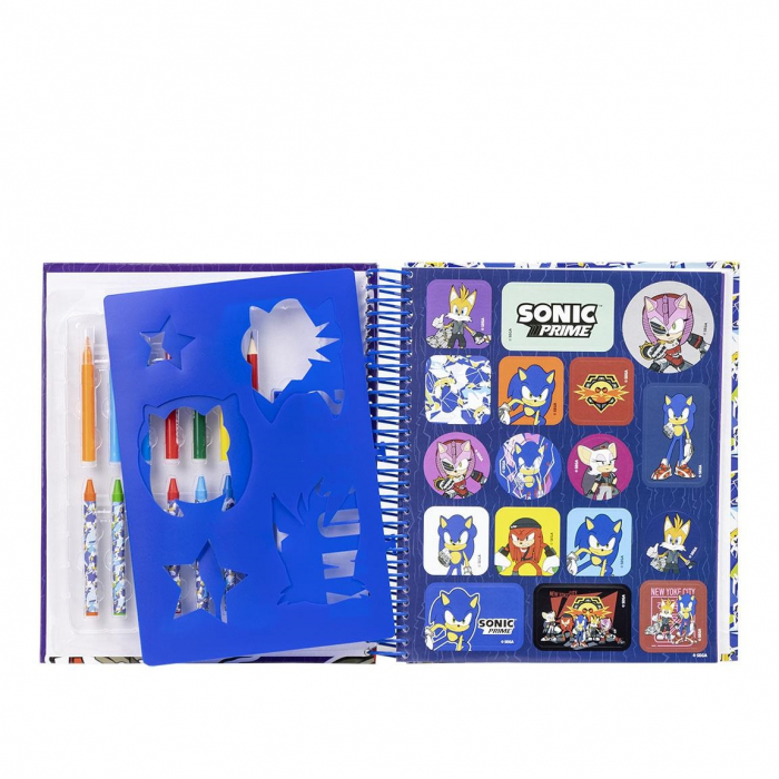Caiet de activit─â╚¢i Sonic cu pagini de colorat [4]