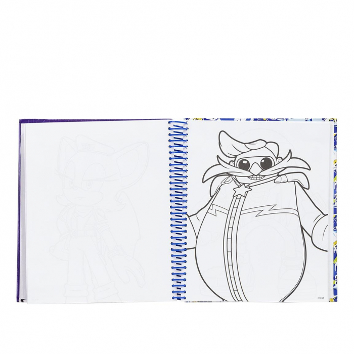 Caiet de activit─â╚¢i Sonic cu pagini de colorat [3]