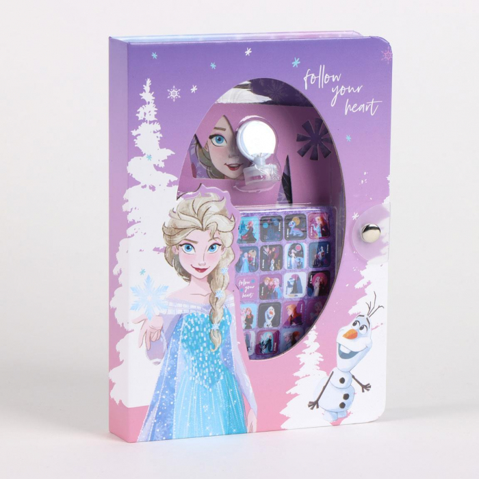 Caiet de activitati Frozen Disney cu pagini de colorat si autocolante [1]