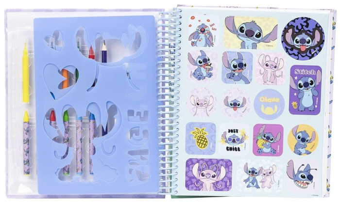 Caiet de activitati Lilo & Stitch cu pagini de colorat [4]