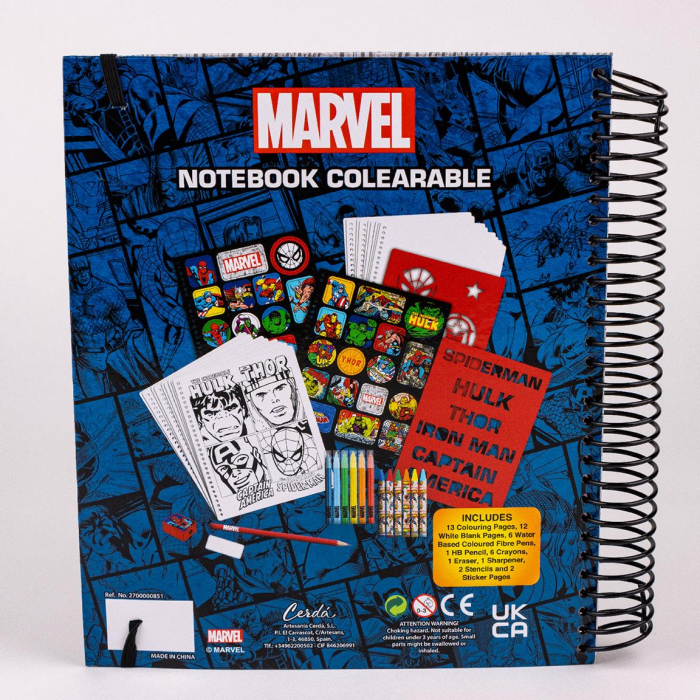 Caiet de activit─â╚¢i Marvel cu pagini de colorat [5]