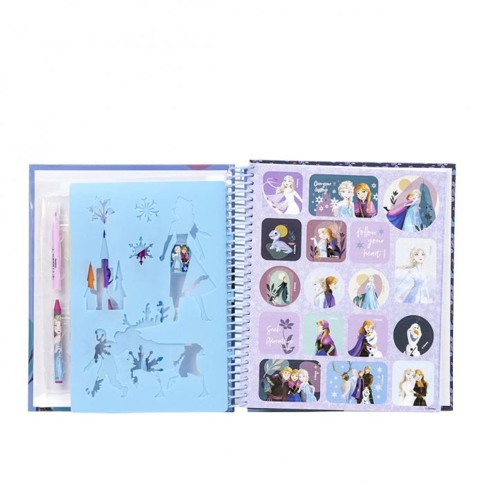 Caiet de activit─â╚¢i Frozen Disney cu pagini de colorat [3]