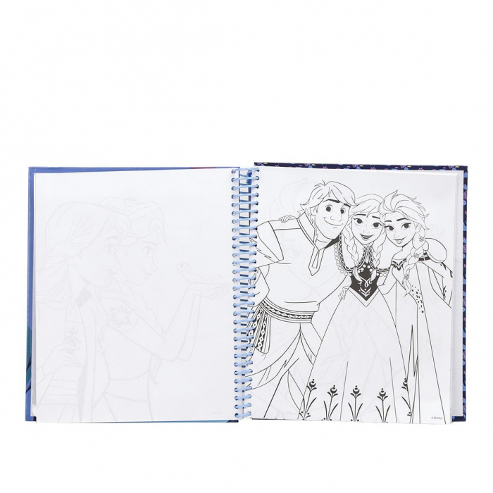 Caiet de activit─â╚¢i Frozen Disney cu pagini de colorat [4]