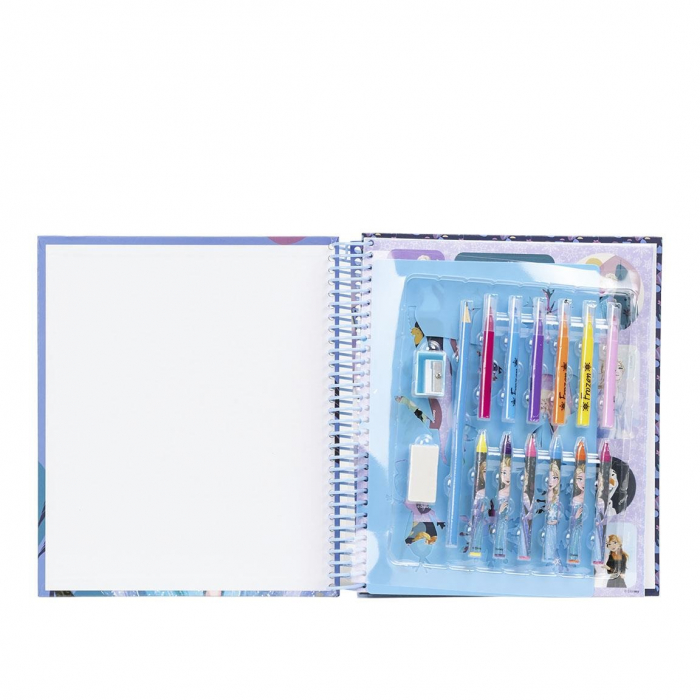 Caiet de activit─â╚¢i Frozen Disney cu pagini de colorat [2]
