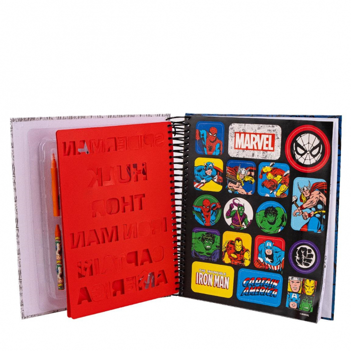 Caiet de activit─â╚¢i Marvel cu pagini de colorat [3]