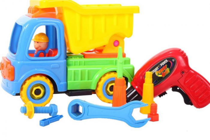 Camion cu trusa de reparatii 26x11x19 cm [2]