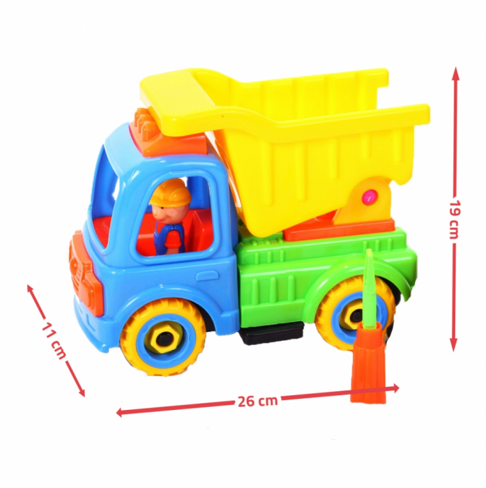 Camion cu trusa de reparatii 26x11x19 cm [3]