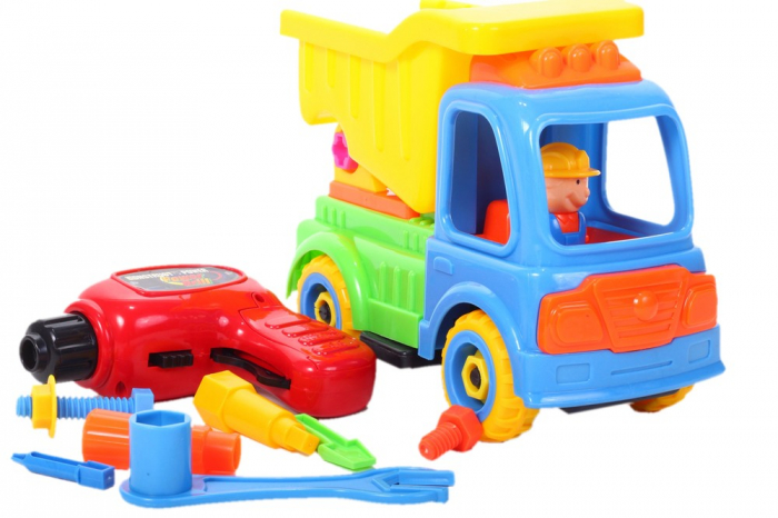 Camion cu trusa de reparatii 26x11x19 cm [4]