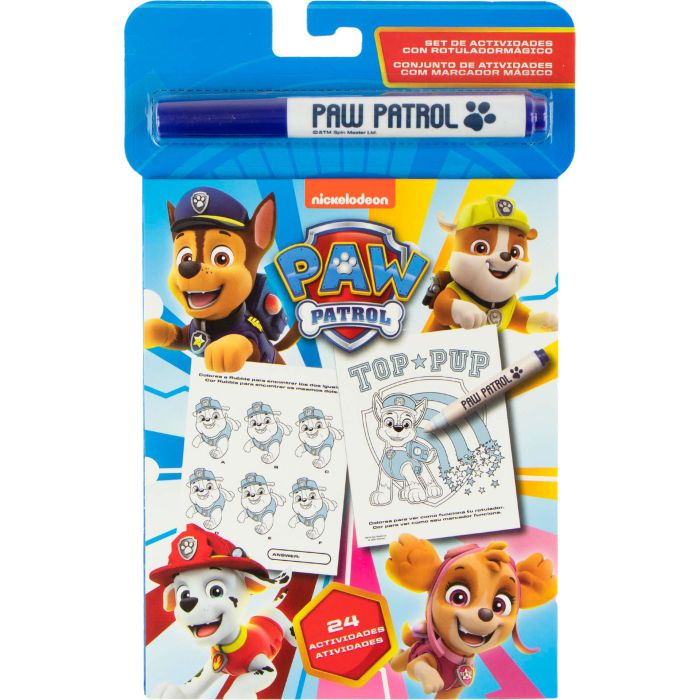 Carte de activitati cu carioca magica Paw Patrol, 24 pagini [4]