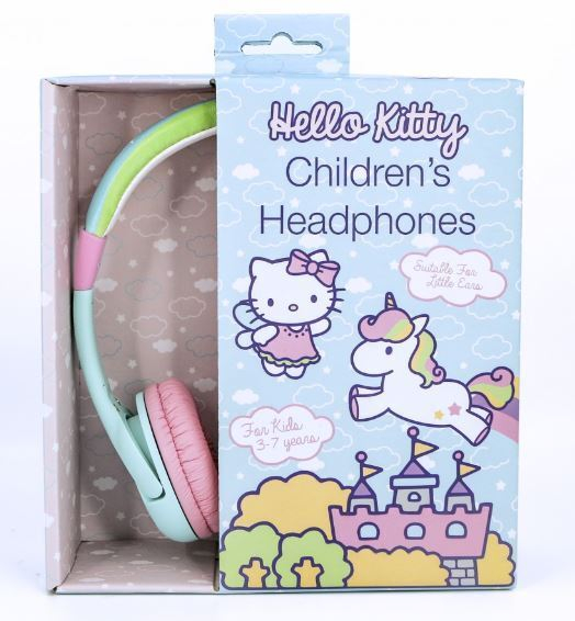 Casti cu fir pentru copii OTL Hello Kitty Rainbow [2]