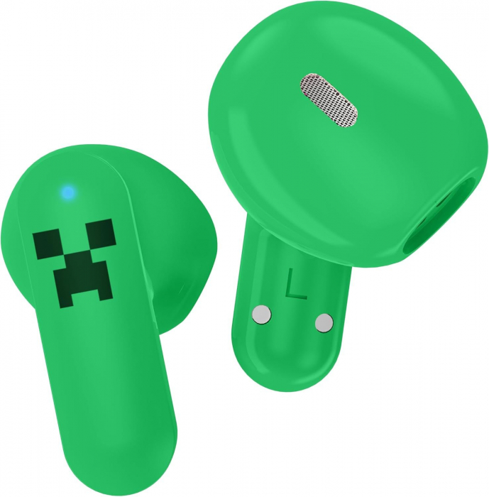 Casti Earpods cu carcasa glisanta Minecraft [5]