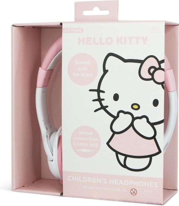Casti pentru copii OTL Technologies Hello Kitty cu limitator de volum [11]