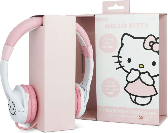 Casti pentru copii OTL Technologies Hello Kitty cu limitator de volum [9]