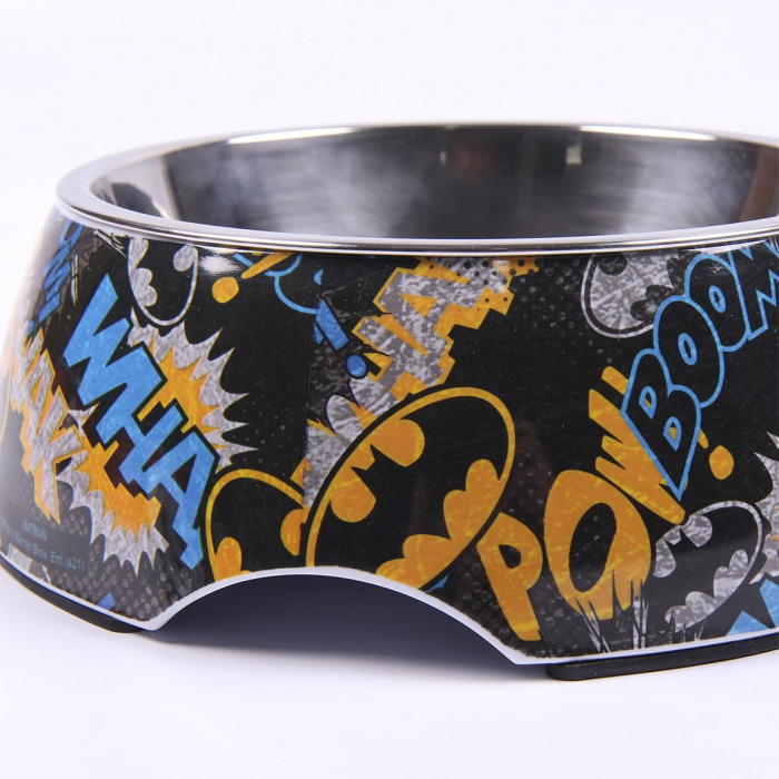 Castron metal antiderapant Batman 17.5 cm, 410 ml [2]