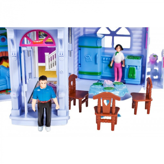Casuta Papusi portabila, 4 figurine [5]