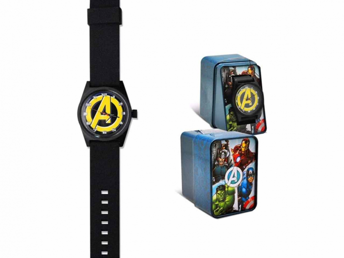 Ceas analog pentru copii, colectia Avengers, PVC si Metal, 6x9x8cm [3]