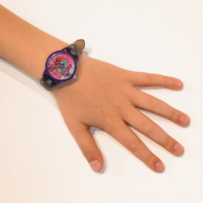 Ceas analogic mana pentru copi, Monster High Kids Time! [6]