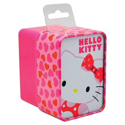 Ceas copii analogic cu charm Hello Kitty in cutie metalica [2]