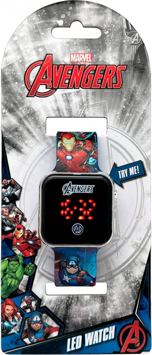 Ceas copii, cu LED Avengers [3]