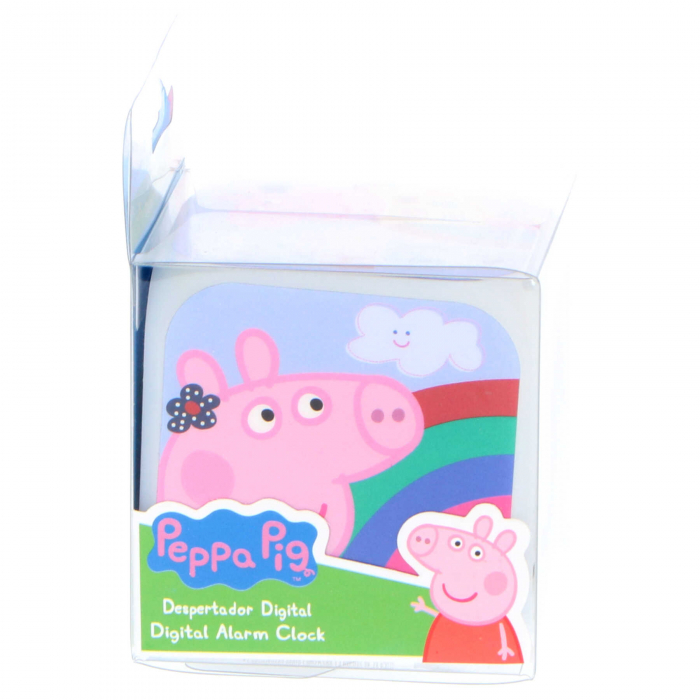 Ceas cu alarma forma cub Peppa Pig 8 cm [10]