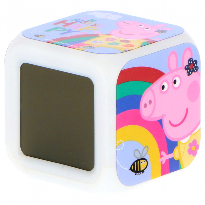 Ceas cu alarma forma cub Peppa Pig 8 cm [4]