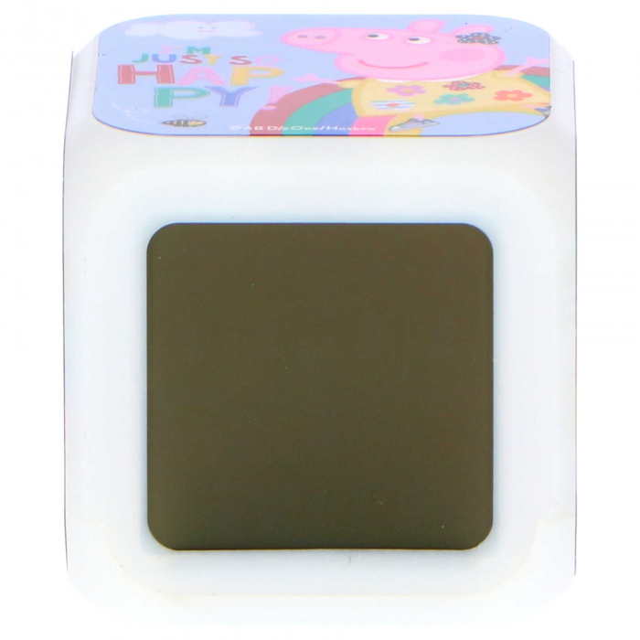 Ceas cu alarma forma cub Peppa Pig 8 cm [3]