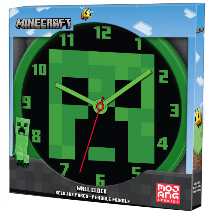Ceas de perete Minecraft 25 cm [2]