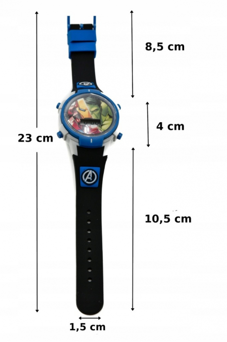Ceas digital cu lumini Avengers [5]
