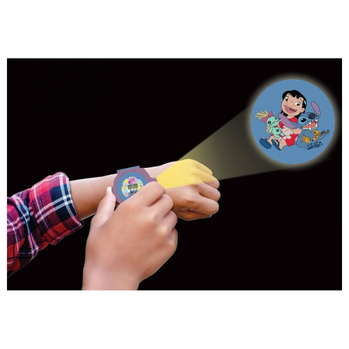 Ceas digital cu proiectie, curea din silicon, Lilo & Stitch [4]