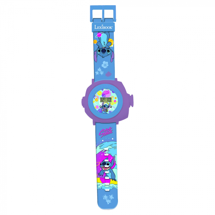 Ceas digital cu proiectie, curea din silicon, Lilo & Stitch [1]