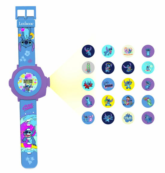 Ceas digital cu proiectie, curea din silicon, Lilo & Stitch [3]