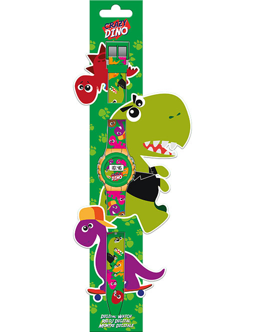 Ceas digital mana pentru copi, Crazy Dino [1]