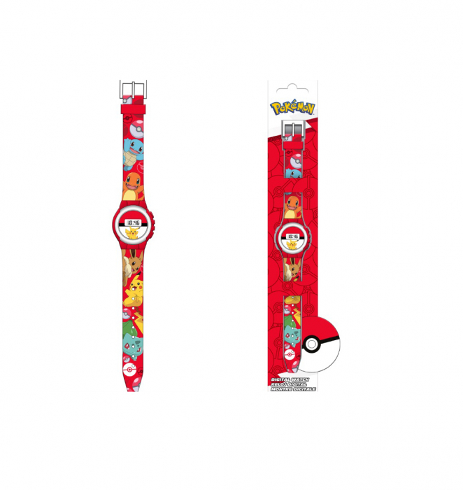 Ceas digital mana pentru copii, Pokemon [4]