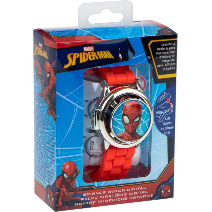 Ceas digital pentru copii, cu spinner ╚Öi curea din silicon, Spiderman [4]