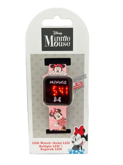 Ceas mana copii, cu leduri Minnie [3]