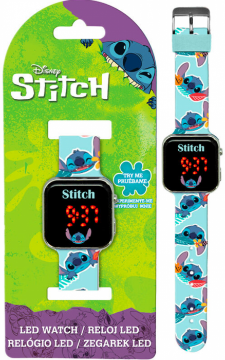 Ceas mana copii, cu leduri Stitch [3]