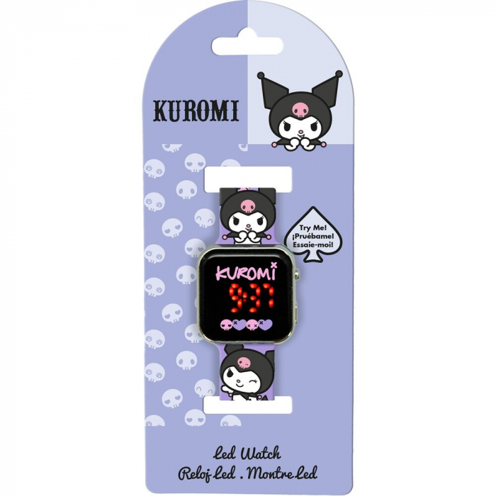 Ceas mana cu LED Hello Kitty Kuromi [2]