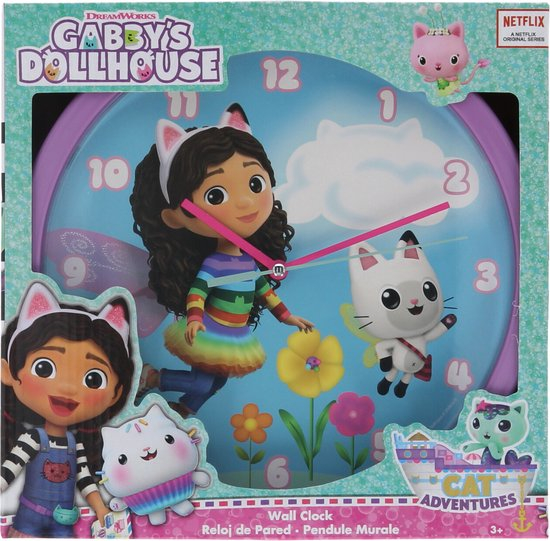 Ceas perete Gabby's Dollhouse 25 cm [5]