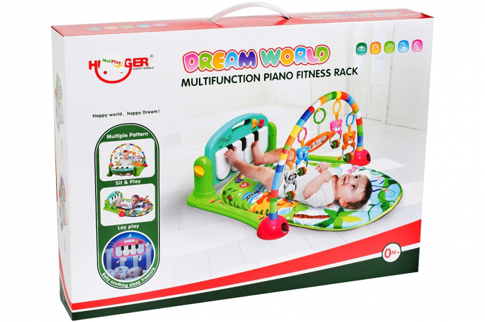 Centru de Activitati Bebe Saltea Cu Pian si arcada cu jucarii detasabile [11]