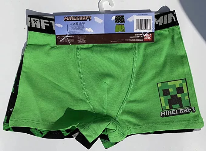 Chilo╚¢i boxeri pentru copii 2 bucati/pachet Minecraft [4]