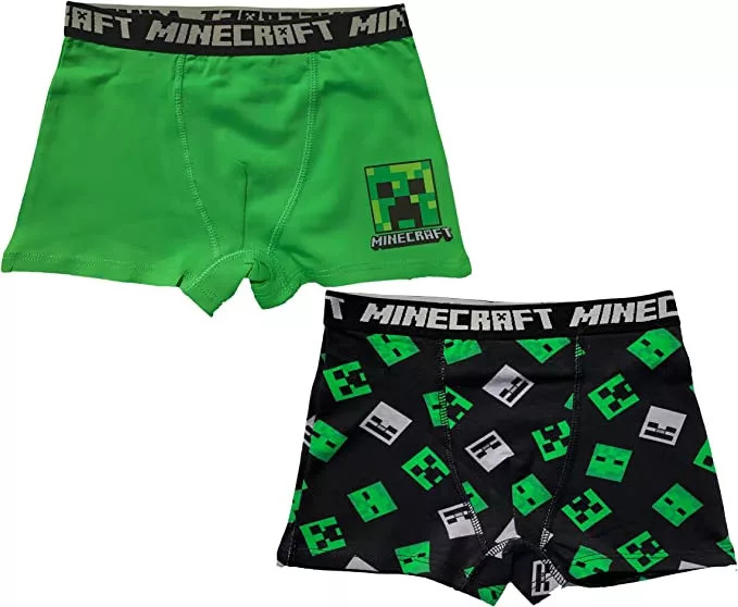 Chilo╚¢i boxeri pentru copii 2 bucati/pachet Minecraft [1]