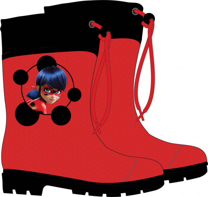 Cizme cauciuc cu siret Ladybug [4]