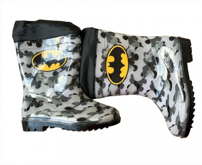 Cizme cauciuc cu siret Batman [2]