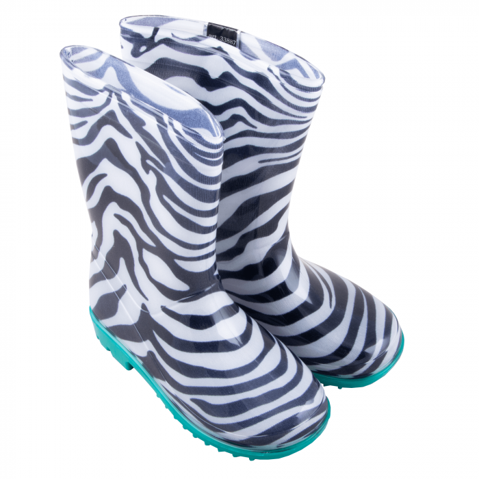 Cizme cauciuc Zebra,bleu [3]