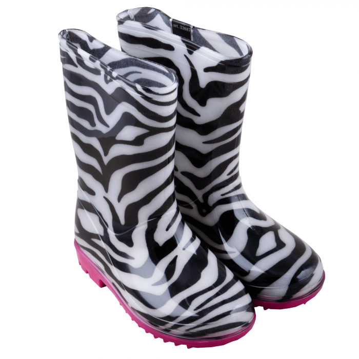 Cizme cauciuc Zebra,roz [4]